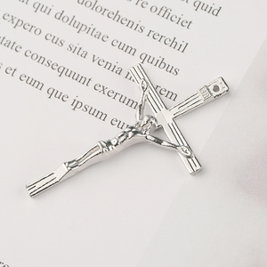 Artículo religioso de la Iglesia, artículo católico, collar con colgante de cruz de Jesús, Cruz de retrato - Product Image 2
