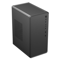 Ruix MY05 MicroATX Armoire d'ordinateur tour moyenne Boîtier PC de jeu silencieux léger avec panneau latéral pour Table de bureau