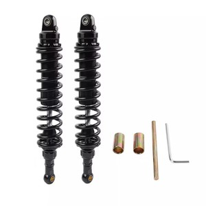 Nouveau ressort 8.5mm 375mm 400mm 420mm <span class=keywords><strong>amortisseur</strong></span> pour Atv <span class=keywords><strong>Quad</strong></span> Gokat remplacer moto tout noir - Product Image 5