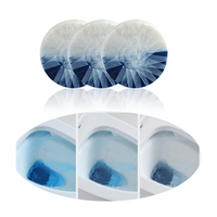 30 paquets de deux blocs de couleurs détartrant désodorisation et élimination des odeurs nettoyant bleu pour toilettes