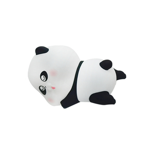 LED Cute Panda Nursery Night Light 3 Gear Regulable Squishy Silicone Night Light Recargable Mesita de noche Lámpara táctil para decoración de habitación - Product Image 1