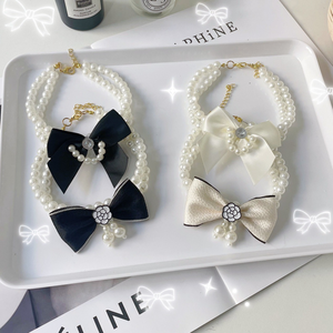 Adjustable <strong>Rhinestone</strong> Collar for Cats <strong>Dogs</strong> Fashionable Animal Pattern Gentle Neck Strap Manufactures' Wholesale Jewelry Tie - Product Image 5