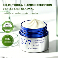 Crème Visage Éclaircissante OEM VC Correcteur de Taches Brunes & Hydratant Illuminateur pour Tous Types de Peaux