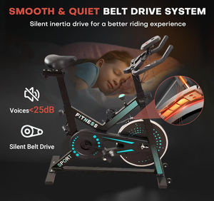 Bicicleta de <span class=keywords><strong>Spinning</strong></span> <span class=keywords><strong>Profesional</strong></span> <span class=keywords><strong>Fija</strong></span> para Gimnasio en Casa, Equipo de Fitness Inteligente para Ejercicio en Interiores - Product Image 5