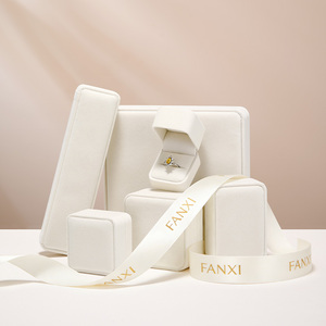 FANXI Custom Velvet Jewelry <b>Box</b> High-End Durable <b>Earring</b> <b>Box</b> Stud <b>Box</b> Necklace <b>Box</b> Pendant <b>Box</b> Jewelry Storage <b>Box</b> - Product Image 1