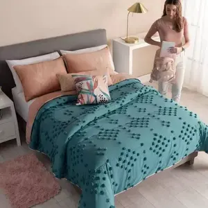 Housse de couette Vianney, taille double/queen, motif géométrique imprimé, microfibre, literie pour la maison - Product Image 3