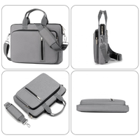 Portable voyage affaires Style coque d'ordinateur 13/14/15.6 pouces simple bandoulière élégant Polyester pochette pour ordinateur portable