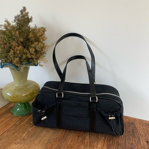 Silver Nylon Shoulder Bag With Zipper Closure Water Resistant Large Capacity Fashion Women's Everyday Use Horizontal <b>Square</b> - Product Image 3