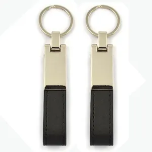 Free Design best services Leather Keyholder Key Chain leather customized keyholder