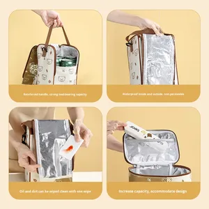 Mochila Térmica Personalizada Fengqian de Material <span class=keywords><strong>Oxford</strong></span>, con Cierre de Cremallera, Capacidad de 8L, Moderna y Sencilla, para Estudiantes - Product Image 4
