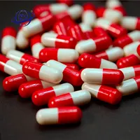 Red and White Gelatin Empty Pill Capsules, Wholesale, Cheap