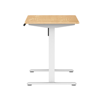 Table de Bureau Relevable Électrique Intelligente Économique à Moteur Unique, Cadre de Bureau Assis-Debout Réglable en Hauteur pour Bureau