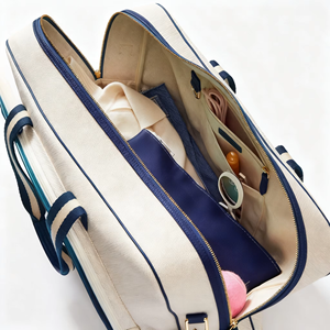 Sac de sport tendance avec logo personnalisé, sac de voyage en toile unique, sac de tennis, sac de pickleball, <span class=keywords><strong>pochette</strong></span> détachable, utilisation en extérieur - Product Image 4