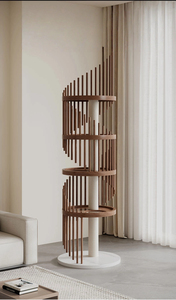 Modernes Luxus-Kratz baumhaus Gemütliches Versteck Kratz bäume Mittlere klassische umwelt freundliche Katzen bett möbel Massivholz Sisal - Product Image 2