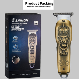 SH-2698 Recortadora <span class=keywords><strong>de</strong></span> Barba Profesional Dorada Inalámbrica Recargable para Hombres - Product Image 3