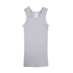 Canottiere organiche a coste per bambini all'ingrosso gilet di cotone per bambini lavorato a maglia senza maniche camicia estiva per bambini vestiti per bambini - Product Image 3