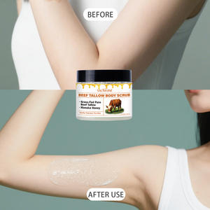 สครับขัดผิวสูตรน้ำมันไขมันสัตว์ออร์แกนิค 100% แบรนด์ของเราเอง ช่วยให้ผิวขาวกระจ่างใส บำรุงผิว - Product Image 4