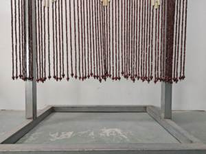 Rideau de <span class=keywords><strong>porte</strong></span> en perles de bois personnalisable, écran en bambou, pare-soleil mural en bambou - Product Image 5