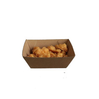 Boîte en papier jetable de qualité alimentaire en forme de bateau pour emballer des hamburgers, des frites, du poulet, des emballages pour la restauration rapide