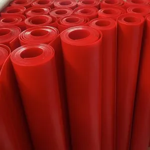 Hardheid 60-90A Hoge Elastische Fabriek Prijs Polyurethaan Pu Vel Rubber Roll Blad Urethaan Rubber