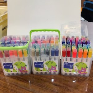 ปากกาสีน้ำโบคุ 36 สี ล้างออกง่าย สำหรับเด็ก ระบายสี วาดภาพ - Product Image 4