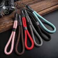 Sangle de poignet légère en pur coton pour appareil photo, vente en gros d'usine, sangle de poignet portable pour petites caméras numériques Polaroid