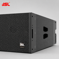 Altavoces de Línea Activa de 2 Vías JSL DL-210 Dobles de 10 Pulgadas, Equipo Profesional de Audio, Video e Iluminación