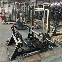 Appareil de musculation professionnel pour salle de sport : Machine à fessiers 3D à charge libre multifonctionnelle pour le renforcement des fessiers