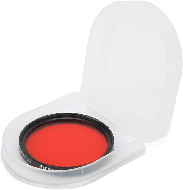 52mm ND Filter Orange Color  Multi Coated Optical Glass Photography DSLR Camera Accessories for Nikon Fujifilm Digital Cameras