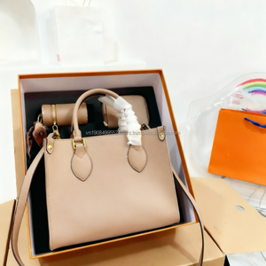 Ensemble de 3 pièces : Pochette en cuir vintage de haute qualité pour femme, sacs à main de luxe Louis imperméables avec bandoulière - Product Image 1