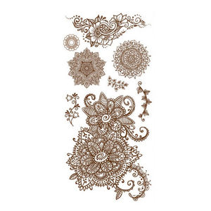 Adesivo per <span class=keywords><strong>Tatuaggi</strong></span> <span class=keywords><strong>Temporanei</strong></span> Impermeabile Modello MS-1, <span class=keywords><strong>Stampa</strong></span> Henna - Product Image 6