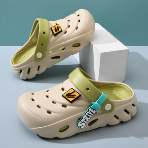 Women's Crocs Summer Breathable Thick Sole Water <b>Shoes</b> With Non Slip EVA Closed Toe Design For Leisure - Product Image 4