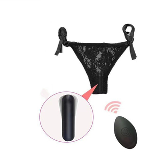 Penggetar celana dalam wanita Set celana dalam peluru stimulasi klitoris untuk wanita Masturbator G Spot Vagina dewasa 18 + mainan seks - Product Image 1