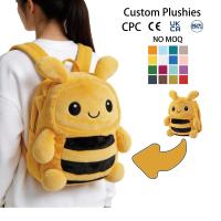 Sac à dos en peluche personnalisé en forme d'étoile, certifié CPC CE UKCA EN71, sans MOQ, sac à dos mignon pour enfants pour l'école et les voyages