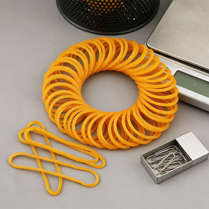 Büyük Sarı Lastik Bantlar Yüksek Esneklikte Gerdirilebilir Doğal Kauçuk Halkalar Durian Sebzeleri Nakit Paketleme İçin - Product Image 3