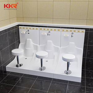 <span class=keywords><strong>Lavapiedi</strong></span> Wudu automatico Design moderno in plastica con facile pulizia lavabo di preghiera rubinetto a foro singolo installazione per la scuola di casa - Product Image 2