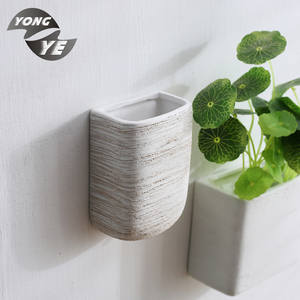 Arredamento moderno soggiorno personalizzato delicato hotel decorativo ceramica <span class=keywords><strong>muro</strong></span> vaso di fiori - Product Image 5