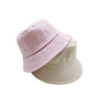 Haute qualité impression personnalisée broderie chapeau plage bleu pêcheur pêche couleur unie Bob bassin adulte casquette seau chapeau