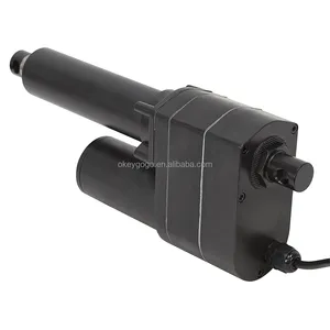 Atuador linear resistente, atuador linear de 10000n 1000kg 12v 24v com sensor de efeito hall, atuador de comentários de posição linear 12v 24v elétrico