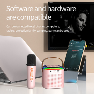 Âm Thanh Loa Mini Bluetooth Microphone Loa Đặt Cho Gia Đình Giải Trí Ngoài Trời KTV Quà Tặng Cho Trẻ Em Bạn Bè Gia Đình - Product Image 6