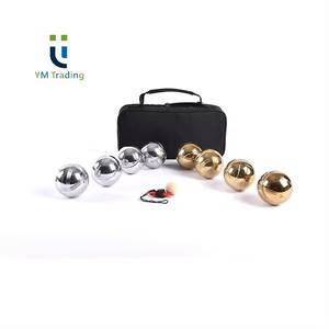 7.2mm <span class=keywords><strong>boule</strong></span> en acier inoxydable Bocce ensemble pour 2-8 joueurs extérieur cour pelouse plage sac de transport niveau lumineux boules divertissement sportif - Product Image 5