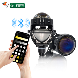 Gview Custom Color 3 Inch Bi-LED Projector Lens Phare 5-60W avec Smartphone App Gamme de couleurs Luminosité réglable avec DOT - Product Image 1