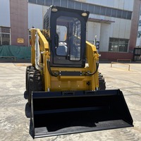 Chargeuse compacte sur pneus de 500 kg de capacité, grande pompe hydraulique compacte, faible consommation de carburant, moteur Xinchai, réseau de distribution