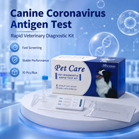 Kit de Prueba Rápida de Antígeno del Virus del Parvovirus Canino para Clínicas Veterinarias, Prueba Rápida de CPV Ag, Kit de Manejo de Muestras Sencillo