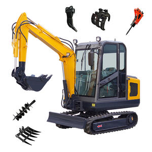 Spedizione Gratuita, Escavatore Cingolato Nuovo con Motore EPA Kubota da 4 Tonnellate, Mini Escavatori da 1, 2, 3,5 Tonnellate - Product Image 2