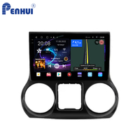 Penhui pemutar DVD mobil Android, untuk Jeep Wrangler 3 JK 2010 - 2018 tangan kanan Radio navigasi GPS Audio Video CarPlay DSP