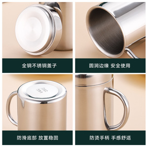 แก้วสแตนเลสมีฝาปิด ฉนวนสองชั้นสำหรับเด็ก เกรด 304 รูปทรงกลม เก็บความร้อนได้ 12-24 ชั่วโมง - Product Image 5