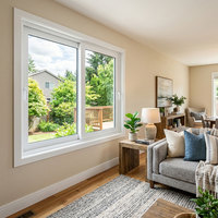 Fenêtres coulissantes en PVC LEDOW P80 à haute efficacité énergétique et fiables pour les immeubles multi-familiaux et les nouvelles constructions résidentielles