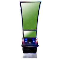Kabinet Game Arcade Vertikal Terlaris 43''+23.8'' Tombol Tekan Akseptor Uang Logam Ruang Angkasa Mesin Permainan Keterampilan Aurora