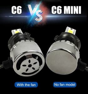 Bombillas LED para Faros Delanteros de Automóvil C6 sin Ventilador, Alta Potencia 72W, H13 H11 9005 HB3 H7 C6 H4, Bombillas LED sin Ventilador para Automóvil - Product Image 2